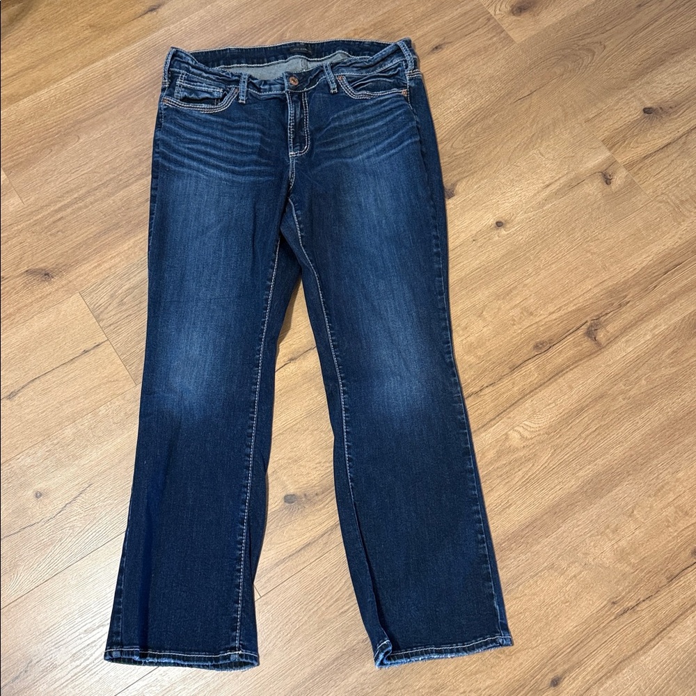 Silver Jeans Women's Boot Cut Jeans - Dark Blue